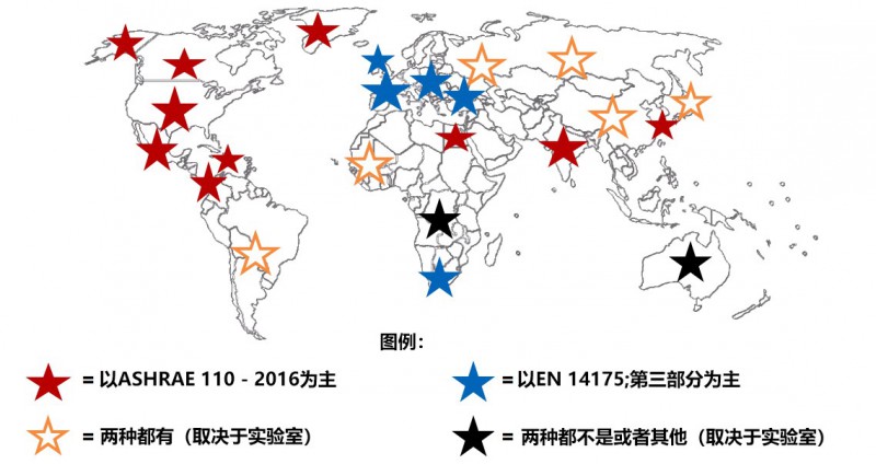 通风柜标准世界地图分布